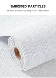 3D Linen Foam Stickers Self-adhesive PVC Solid Color Thickened Waterproof Bedroom And Living Room Wall Renovation Wallpaper