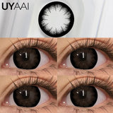 2pcs/Pair Contact Lenses Fast Shipping Gray Lenses for Eyes Korean Fashion Beauty Pupils Planet Eye Color Lens Yearly