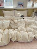 Pure Cotton Bedding Set e  Paaging Girl's Heart Full Cotton Quilt Cover Tee Piece Set Bed eet Bed Canopy