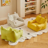 Solid Color Sofa Chair Cartoon Seat Children Sofa Lazy Cat Bean Bag Environ Mentally Friendly Portable Sofa Bedroom Furniture