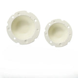 2pcs Set Simple Cheese Salad Bowl Household Ceramic Cream Tableware Household Desserts Breakfast Oatmeal Bowl Fruit Salad Bowl