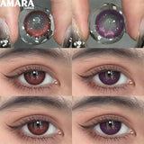 NEW 2pcs Natural Color Contact Lenses for Eyes Contact Lens Yearly Fashion Contact Lens Colored Eye Contacts