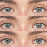 Blue Colored Contact Lenses 1 Pair Natural Yearly Disposable Cosmetic Eye Lens 14.2mm Soft Color Lens
