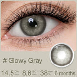 Gray Series Contact Lens For Myopia Friendly To Deep Pupils And For All Skin Tones 14.0~14.5mm 6 Months