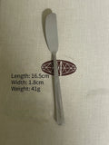 Simple Silver Matte Stainless Steel Tableware Knife Fork Spoon Fruit Fork Butter Knife Texture