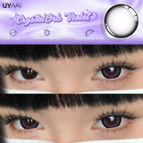1 Pair Yearly Use Color Contact Lenses for Eyes Natural Look Brown Eye Lenses Beauty Pupils Gray Lens Eyes Cosmetic