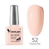 Nail Gel Polish 7.5ml HEMA/TPO FREE Red Sparkle Sequin Gel Nails Beautiful Semi Permanent Soak Off UV LED Gel Polish