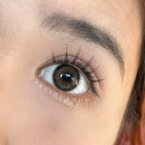 Invisible Enhancement: 14.2mm Soft Hazel Enhancers - Yearly Contact Lens Prescription Lenses for Dark Eyes |   Milky Gradient Effect