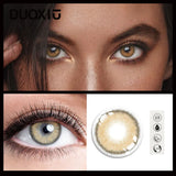 Contact Lenses 2Pcs for Eyes Green Lenes Color Permanent Makeup Machines Gray Blue Brown Lens Beauty Pupils Fast Shipping