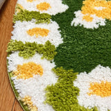 Fluffy Grids Bathmat Soft Bathroom Rug Bedside Carpet Area Rugs Anti Slip Pad Home Decor Mat Rugs for Bedroom Door Mat Entrance