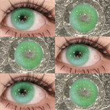 Colored Contact Lenses Lalens Ever Gray Angel Green Pink Color Contacts Eye Lens Eyes Half Year 2Pcs
