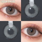Natural Brown Colored Contact Lenses Eyes Color Lens 1Pair Small Pupil Lens 12-Month Disposable Cosplay Makeup Lenses