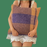 Ikeehome  class A sheep wool throw pillow cartoon small fresh throw pillow living room bedroom pillow 45x45cm