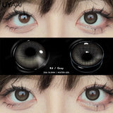 1 Pair Fashion Lenses Colored Contact Lenses for Eyes Beauty Green Eyes Lenses Natural  Brown Lens Grey Lens