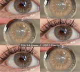 1pair Eyes Contacts Lense Color Contact Lenses Natural Gray Contact Brown Lens Fashion Beauty Makeup Blue EyeLenses