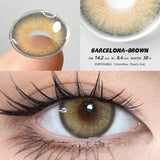 New Colored Contact Lenses for Eyes 1 Pair Fashion Blue Eyes Lenses Brown Contacts Green Lenses Yearly Gray Contacts