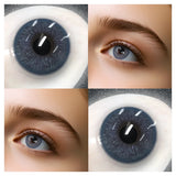 14.2mm Yearly Disposal Colored Contact Lenses Enlarging Effect Soft Lens For Daily Makeup Eye Contacts