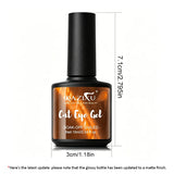 10ml Brown Cat Eye Gel Nail Polish Golden Magnetic Gel Polish Semi Permanent Soak Off UV LED Nail Art Varnish All Seasons