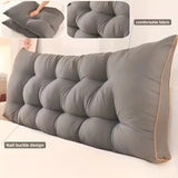 Large Bed Cushion Double-Layer Backrest & Lumbar,Contemporary Triangular Wedge Cushion for Headboard and Sofa Backrest Support