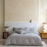 Japanese Minimalism Cotton Bedding Sets Duvet Cover Sheet Pillowcase 4in1 Underwear Bed Linens