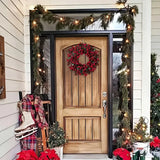 Luxurious Artificial Christmas Wreath  All-Weather Indoor/Outdoor Door,Tabletop Decoration-Plastic Holiday Wreath for Xmas Tree