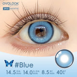 2Pcs Colored Contact Lenses 14.5mm, Vibrant Yellow/Red/Blue/Purple/Green Anime Cosplay Soft Lenses, 6 Months