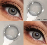 1 Pair Colored Contact Lenses for Eyes Natural Fashion Lenses Gray Beauty Pupils Blue Eye Lens Cosmetics Soft Contacts