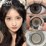 1 Pair Hot Sales Color Contact Lenses  Eyes Natural High Quality Contact Lenses Brown Lenses Pupils