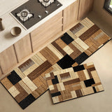 Kitchen Rugs Imitation Hemp Rope Weave Texture Carpet Anti-fouling Washable Pvc Floor Mat Long Strip Runner Anti-slip Mats