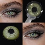Unspoken Power Colored Contact Lenses with Prescription 14.2mm 6 Months Natural Eye Beauty Makeup Soft Lens