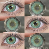 2Pcs Gray Color Contact Lenses For Eyes Natural Eye Brown Color Lens Cosmetic Soft Eye Lenses Beauty Pupils Blue Lenses