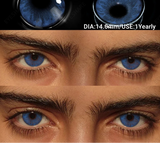 2Pcs Colored Contacts Lenses Natural Blue Gray Beauty Lenses Brown Makeup Lenses Green Eye Contact Yearly Soft Eye Lens