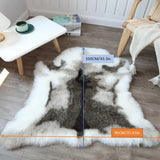 90x110cm Artificial Animal Fur Carpet Reindeer Blanket Luxury Fur Bedroom Bedside Carpet Living Room Sofa Chair Cushion Decor