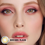 2Pcs/Pair Natural Color Contact Lenses For Eyes New Flare Colorcon Lenses Beauty Eye Color Contacts Natual Look Cosmetic
