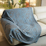 Airline First Class Cabin Blanket Cover Jacquard Airplane Office Nap Bed Throw Blanket Outdoor Portable Plaid Coraline Blankets
