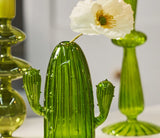 Cactus Glass Vase Hydroponic Plant Living Room Decoration Aromatherapy Bottle Flower Decor Vase Tabletop Small Vase