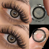 1 Pair Colored Contact Natural Look Brown Eye Lenses Gray Contact Green Eye Lenses Blue Lenses Contact Lenses for Eyes