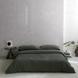 40S Ripple Jacquard Pure Cotton Bedding Set Bubble Gauze Color Blocking Breathable Quilt Set Twin Full Queen King Bedclothes