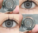 2Pcs Best Selling Contacts Colored Lenses Myopia Degree -0.00 to -8.00 Blue Green Grey Series Soft Lens EyeBeauty Pupil