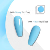Sky Blue Nail Gel Polish Soak Off UV LED Semi Permanent Varnish Manicure Tools For Salon Nail Art DIY Popular Color