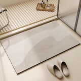 Absorbent Diatom Mud Floor Mat, Non-Slip Bath Rug, Toilet Doormat, Quick Drying Area Rugs, Bathroom Carpet