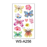 Butterfly Skin Tattoo Sticker False Tattoo Temporary Body Arm Face Makeup Tattoo Removable Butterfly Pattern Sticker for Childre