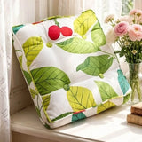 New Rustic Style Cotton Thicken Tatami Floor Bay Window Cushion Balcony Yoga Mat Floral Pattern Cushion Home Decoration 40x40cm