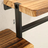 Wooden Paper Towel Holder Space Saving Countertop Organizer with Vertical Paper Storage Kitchen Bathroom Phone Roll Paper Rack