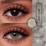 Natural Colored Contact Lenses for Eyes 1 Pair Green Lenses Fashion Makeup Lenses 42% Water Beauty Pupils