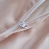 Color Blocking Bedding Set 600TC Lyocell Bamboo Fiber Soft Silky Cool Feeling Duvet Cover Flat/Fitted Bed Sheet Pillowcases 4Pcs