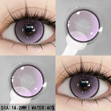 1Pair New Color Contact Lenses for Eyes Purple Lenses Gray Pupils Lens Brown Eye Lens Yearly Cosmetic Blue Eye Contacts