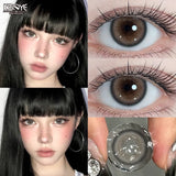 2pcs Natural Colorld Contacts Korean Lenses with Prescription Beauty Pupils Cosmetics Circle Lenses Fast Shipping Yearly