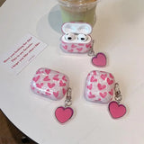 Luxury Pink Lover Heart Case For AirPods Pro 2 3 Earphone Funda For AirPods Pro 2nd Pro2 Generation Coque For AirPod Pro 2 USB C