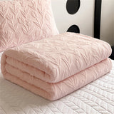 Pink Tulip Jacquard Blanket Flower Gifts for Girls Women Floral Throw Blankets Soft Warm Cozy Fleece Blanket for Couch Sofa Bed